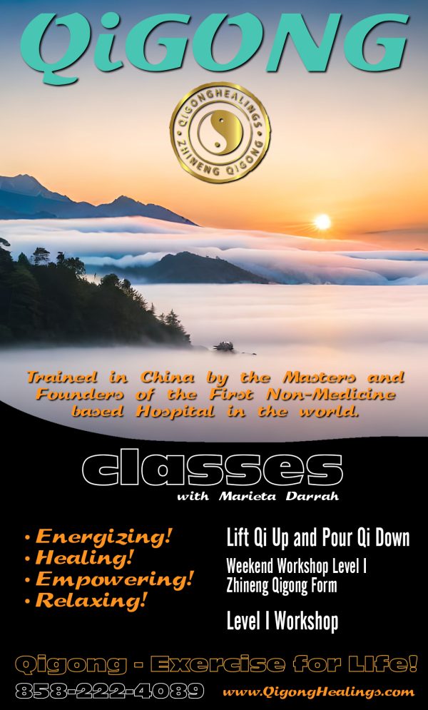 Lift Qi Up and Pour Qi Down - Weekend Workshop Level I Zhineng Qigong Form  Level I Workshop